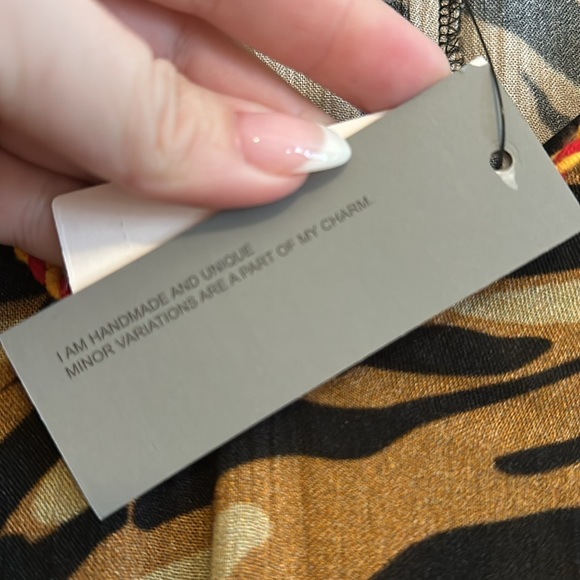 NWT bl^nk Animal Print Blouse - Picture 7 of 13